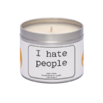 Waxywix slogan candle - I hate people
